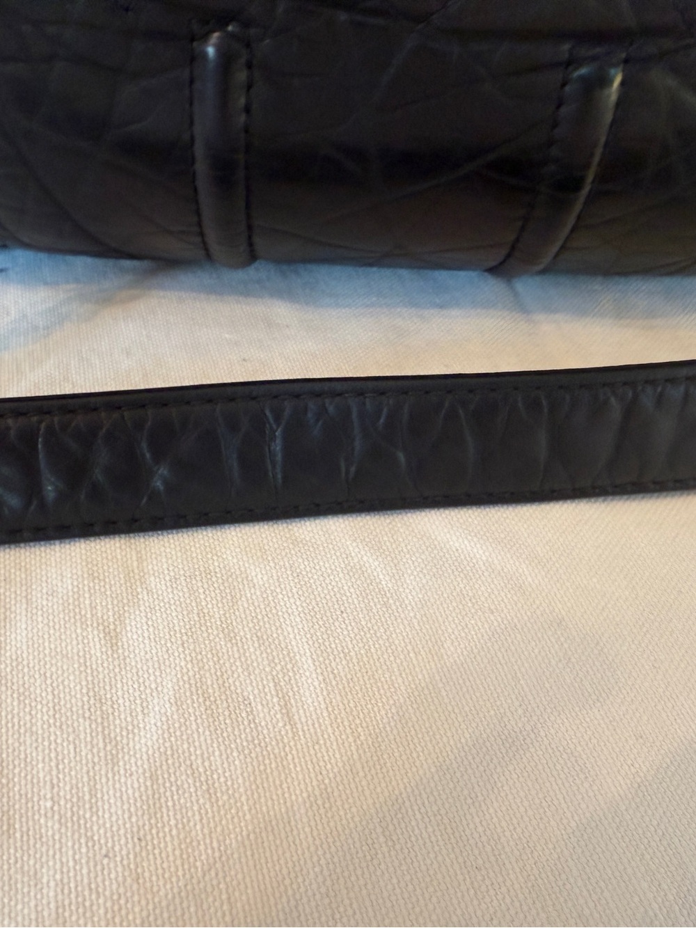 Chanel Cambon Ligne Large Black Quilted Lambskin Tote Shoulder Bag - Picture 6 of 16